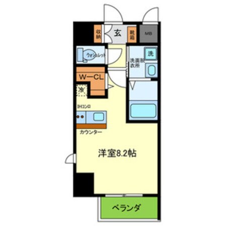 川西能勢口駅 徒歩7分 7階の物件間取画像